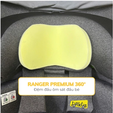 Ghế Ô Tô Cao Cấp Bé RANGER Premium 360° - Jovikids ISOFIX i-Size, Chân Chống Lật, 0‑12 tuổi, Giá ưu đãi 7,975,000₫