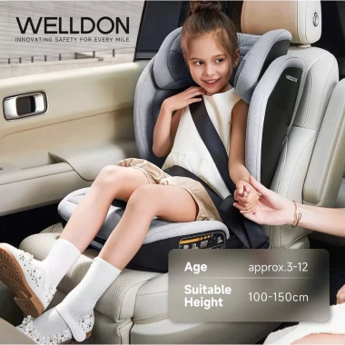 Ghế Ô Tô Trẻ Em Welldon Cocoon i-Size R129 3-12 tuổi Giá ưu đãi 4,95 triệu 3