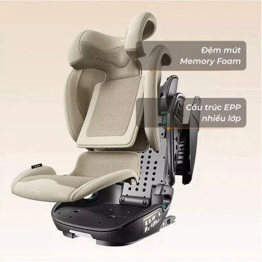 Ghế Ô Tô Trẻ Em Welldon Cocoon i-Size R129 3-12 tuổi Giá ưu đãi 4,95 triệu