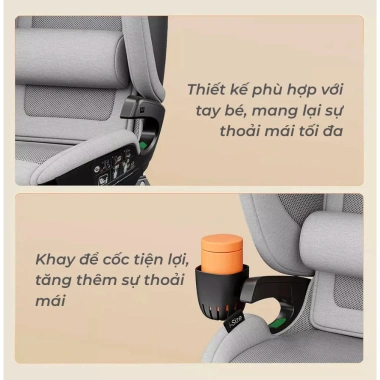 Ghế Ô Tô Trẻ Em Welldon Cocoon i-Size R129 3-12 tuổi Giá ưu đãi 4,95 triệu