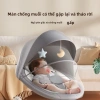 Ghế rung điện O cho trẻ sơ sinh - Nôi đa chức năng, giường ngủ, ghế ngả, chống lật 3