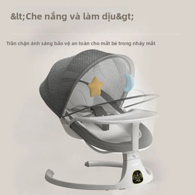 Ghế rung điện O cho trẻ sơ sinh - Nôi đa chức năng, giường ngủ, ghế ngả, chống lật