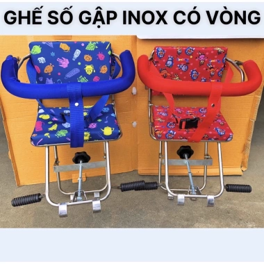 Ghế số gấp an toàn cho bé, ngồi xe máy, gập gọn, đệm êm, giảm giá 195.300 VND 10 Ghế số gấp an toàn cho bé, ngồi xe máy, gập gọn, đệm êm, giảm giá 195.300 VND 10