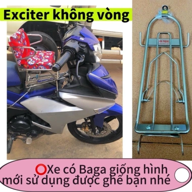 Ghế Số Gập Inox An Toàn Cho Bé - Không Vòng, Gập Khi Đi Xe Máy, Giá 181.350 VND