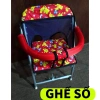 Ghế số xếp sắt sơn gấp gọn, dây đai an toàn cho bé - Giá ưu đãi 200,200₫ 3