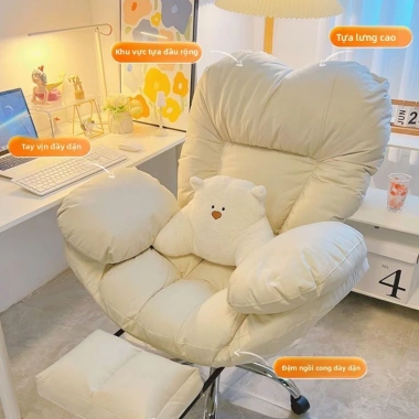 Ghế sofa máy tính ổn định, tựa lưng ngả thoải mái, livestream, giá 2.15 triệu