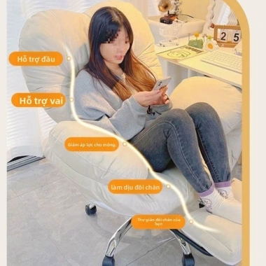 Ghế sofa máy tính ổn định, tựa lưng ngả thoải mái, livestream, giá 2.15 triệu