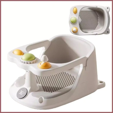 Ghế tắm trẻ mới biết đi – Bồn ngồi cốc hút, chống trượt, thích hợp bé gái – 411.400₫