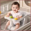 Ghế tắm trẻ mới biết đi – Bồn ngồi cốc hút, chống trượt, thích hợp bé gái – 411.400₫ 7