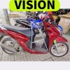 Ghế xe Vision cho bé - Ghế ga xếp sắt sơn tĩnh điện gọn gập màu xám, an toàn, 190.450 VND