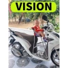 Ghế xe Vision cho bé - Ghế ga xếp sắt sơn tĩnh điện gọn gập màu xám, an toàn, 190.450 VND 6