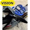 Ghế xe Vision cho bé - Ghế ga xếp sắt sơn tĩnh điện gọn gập màu xám, an toàn, 190.450 VND 7