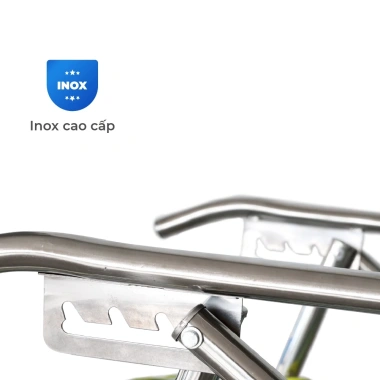 Ghế xếp gấp gọn inox Deli QUI PHÚC – inox sáng bóng, vải lưới thoáng khí, chịu tải 150kg – giá ưu đãi 831,357₫ 5