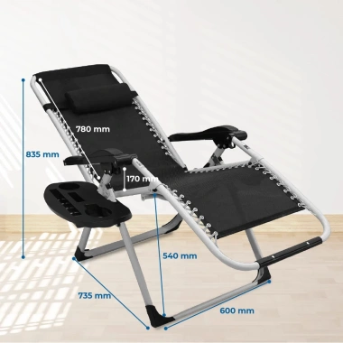 Ghế xếp thư giãn cao cấp Deli Boss QUI PHÚC - Gấp gọn tiện lợi, đa năng, vải lưới thoáng mát, giảm giá tới 22%