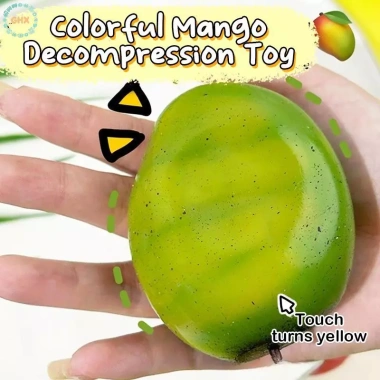 GHX Squishy Đồ Chơi Đổi Màu Mango Mochi - Pinching Căng Thẳng, Phục Hồi Chậm, Quà Tặng VN 66.661 VND