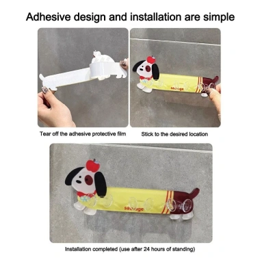 Giá đỡ bàn chải YUUKII Dachshond 3 móc treo tường chống nước, kèm móc thẻ và khăn Acrylic đa năng - Giá chỉ 33.000₫ 8 Giá đỡ bàn chải YUUKII Dachshond 3 móc treo tường chống nước, kèm móc thẻ và khăn Acrylic đa năng - Giá chỉ 33.000₫ 8