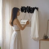 Giá đỡ chìa khóa hình đàn Piano AVENULL - Móc treo tường gỗ nghệ thuật gập lại 5 móc 9