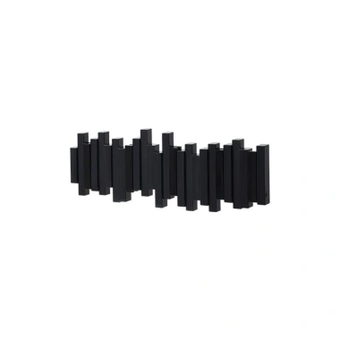 Giá đỡ chìa khóa hình đàn Piano AVENULL - Móc treo tường gỗ nghệ thuật gập lại 5 móc 10
