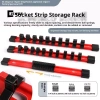 Giá đỡ cờ lê Soet Rail 1/4-3/8-1/2 inch – Đa năng, tường, lưu trữ công cụ mới 6