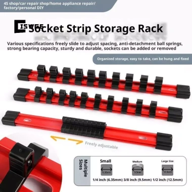 Giá đỡ cờ lê Soet Rail 1/4-3/8-1/2 inch – Đa năng, tường, lưu trữ công cụ mới 6 Giá đỡ cờ lê Soet Rail 1/4-3/8-1/2 inch – Đa năng, tường, lưu trữ công cụ mới 6