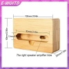 Giá đỡ điện thoại E-WOITD - Bộ khuếch đại loa di động, bàn gỗ tre, hỗ trợ máy tính bảng, ô tô - Giá 75.680₫ 2