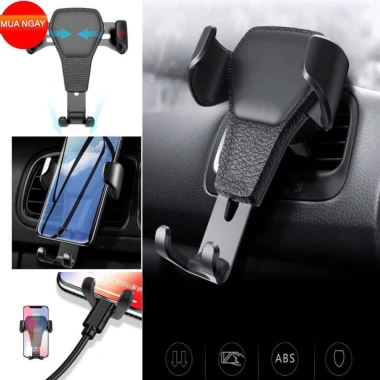 Giá Đỡ Điện Thoại Gắn Khe Máy Lạnh Ô Tô - Chắc Chắn, Nhỏ Gọn, Dễ Lắp Đặt, Giá 30.000₫ (Giảm từ 37.500₫)
