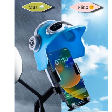 Giá Đỡ Điện Thoại Gắn Xe Máy - Mũ Bảo Hiểm Che Mưa Nắng, Chống Cướp Cực Chắc, Giá Chỉ 79.000đ 4 Giá Đỡ Điện Thoại Gắn Xe Máy - Mũ Bảo Hiểm Che Mưa Nắng, Chống Cướp Cực Chắc, Giá Chỉ 79.000đ 4