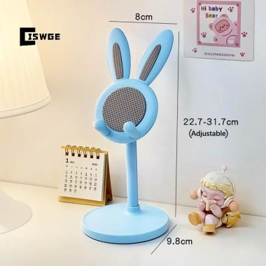 Giá đỡ điện thoại hình thỏ có thể nâng lên, điều chỉnh, kệ hỗ trợ máy tính cho học sinh lười biếng - Mới 50.160₫