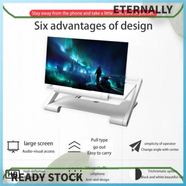 Giá đỡ khuếch đại màn hình điện thoại 3D 8 inch kính lúp gập lại, phóng to video - 261.800 VND 5