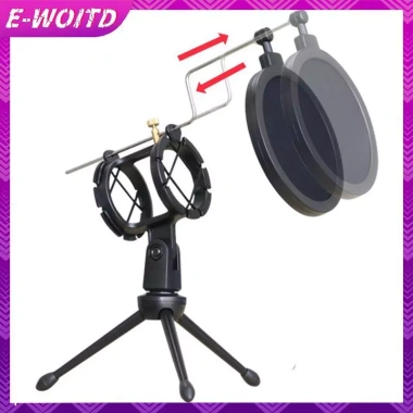Giá đỡ micro E-WOITD cho PC và bộ lọc Sho Mount Pop - Phát podcast, ghi âm, giảm giá 17%