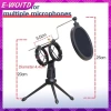 Giá đỡ micro E-WOITD cho PC và bộ lọc Sho Mount Pop - Phát podcast, ghi âm, giảm giá 17% 9