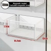 Giá đỡ sắp xếp giỏ từ tính ROLY - Hộp lưu trữ kim loại dung tích lớn, kệ tủ lạnh gia đình tiết kiệm không gian 4