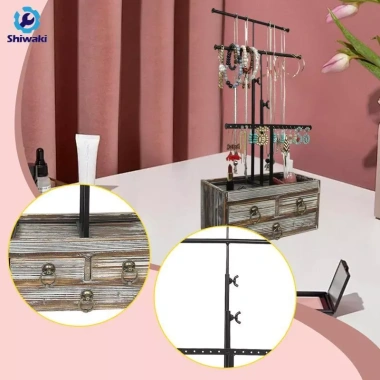 Giá đỡ trang sức 3 tầng ngăn kéo - Bông tai, vòng cổ, phụ kiện tóc - 566,500₫ 5