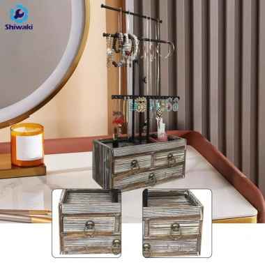 Giá đỡ trang sức 3 tầng ngăn kéo - Bông tai, vòng cổ, phụ kiện tóc - 566,500₫ 6