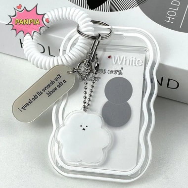 Giá Đỡ Trong Suốt Pnpia Photocard Đựng Thẻ Móc Khóa, Bảo Vệ Ảnh Xe Buýt & Sinh Viên