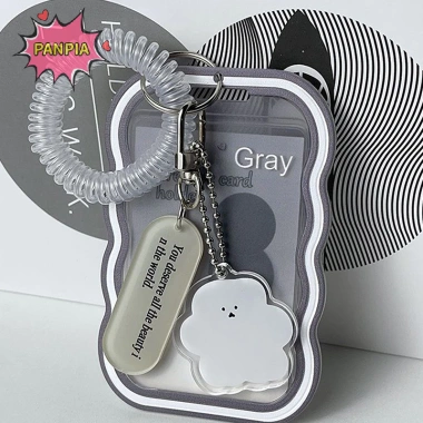 Giá Đỡ Trong Suốt Pnpia Photocard Đựng Thẻ Móc Khóa, Bảo Vệ Ảnh Xe Buýt & Sinh Viên
