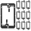 Giá đỡ ZoeRax điện áp thấp gắn tấm tường đơn Gang - hỗ trợ cáp điện thoại, mạng, loa đồng trục, HDMI, giảm còn 71.499đ 9