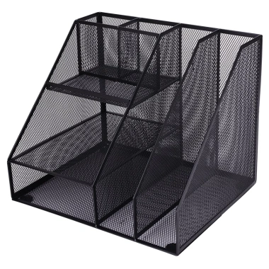 Giá đựng tài liệu đa ngăn kim loại Deli 79.075 - Bền bỉ, giá ưu đãi 686k