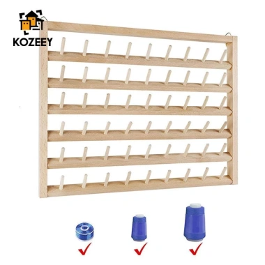 Giá treo 54 cuộn chỉ đa ngăn, kích thước 41.4x31.5x5cm - Giá khuyến mãi 217.800₫