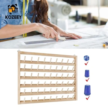 Giá treo 54 cuộn chỉ đa ngăn, kích thước 41.4x31.5x5cm - Giá khuyến mãi 217.800₫