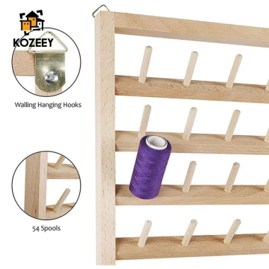 Giá treo 54 cuộn chỉ đa ngăn, kích thước 41.4x31.5x5cm - Giá khuyến mãi 217.800₫
