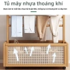 Giá treo quần áo đứng sàn phòng ngủ gia đình, thiết kế di động, đa chức năng 4