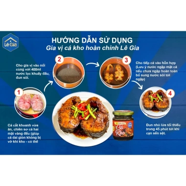 Giai vị Hoàn chỉnh Kho Thịt 180g - Lê Gia Xanh Sam Natural Organic - 47.5k (Giá gốc 60.8k) 4