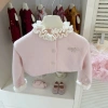 Giảm 50% Áo Len Dệt Kim Phiên Bản Hàn Quốc Màu Hồng Cardigan ấm áp phong cách Tây 6