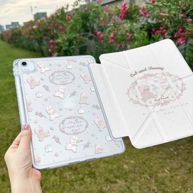 Giảm giá Bao da iPad F&X Y Fold Alice Bear - Tương thích iPad Pro 2.024, Air 6/5, iPad 7‑9, 13 inch, giá 266.125 VND