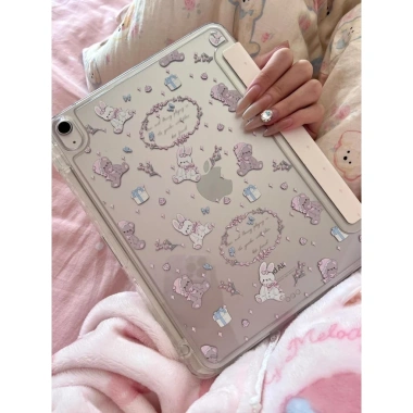 Giảm giá Bao da iPad F&X Y Fold Alice Bear - Tương thích iPad Pro 2.024, Air 6/5, iPad 7‑9, 13 inch, giá 266.125 VND