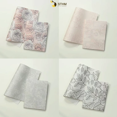 Giấy bao tập A5 FLOWER Set 8 tờ – Tặng 8 nhãn vở, giá ưu đãi 33.000₫ 7