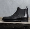 Giày Boot Chelsea Da Bê Đen Nâu Mũi Tròn Vương Quyền - Nam Tính Mạnh Mẽ ZANE 9