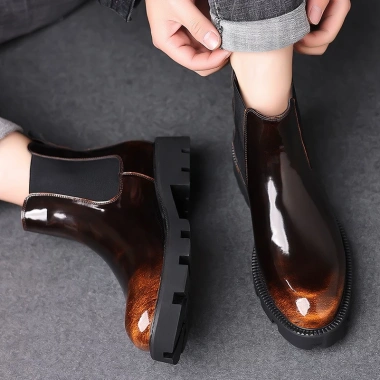 Giày Boot Da Bò Nam Cổ Cao Hàng Hiệu - Phong Cách Trẻ Trung, Giữ Ấm, Giá 890k 2 Giày Boot Da Bò Nam Cổ Cao Hàng Hiệu - Phong Cách Trẻ Trung, Giữ Ấm, Giá 890k 2
