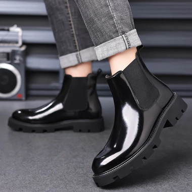Giày Boot Da Bò Nam Cổ Cao Hàng Hiệu - Phong Cách Trẻ Trung, Giữ Ấm, Giá 890k